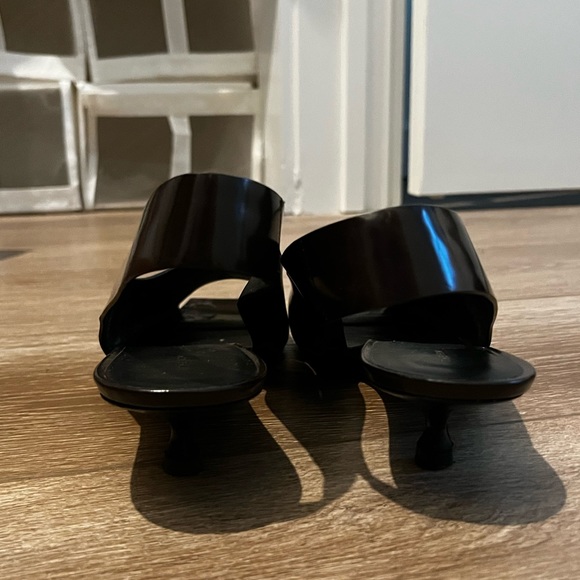 The Row Dark Brown Slingback Heels - Picture 9 of 9